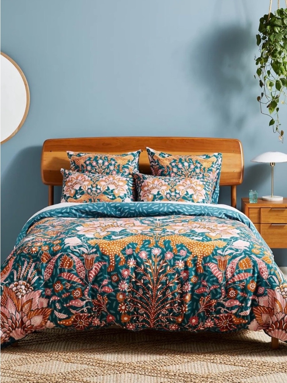 🐆NWT🐆 Anthropologie Mahina Duvet Cover Set, King